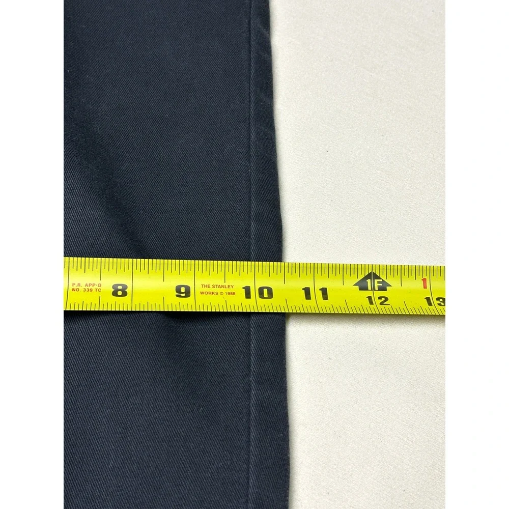 Vintage Polo Ralph Lauren Mens Classic Fit Pleated Chinos Dark Gray 35x30 Cotton